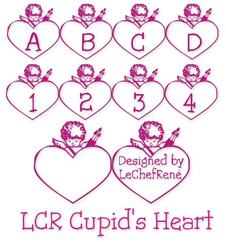 LCR Cupid's Heart字体 1