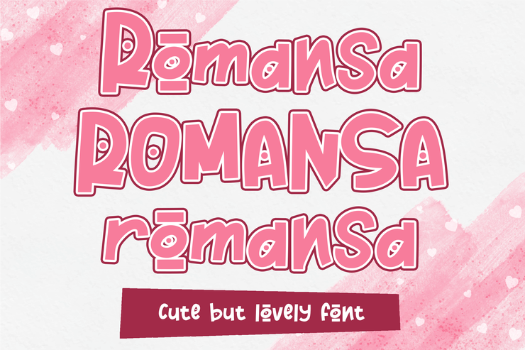 Romansa字体 3