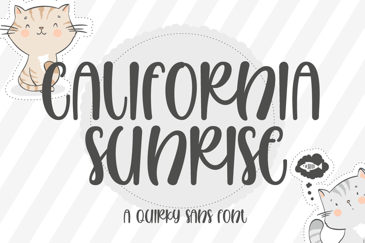 California Sunrise字体 2