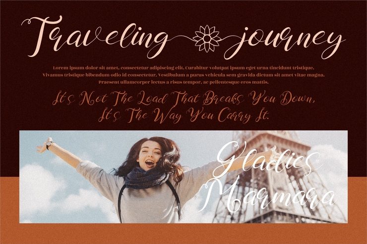 Hirestari Love字体 5