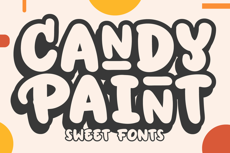 Candy Paint字体 3