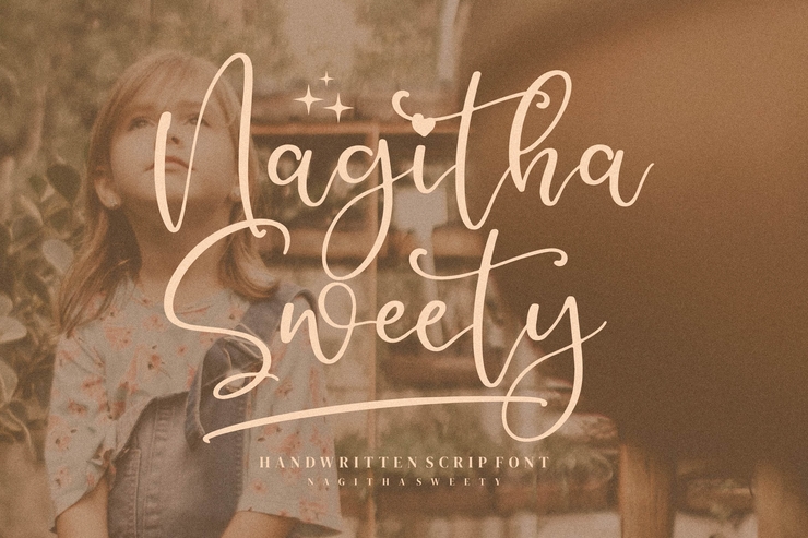Nagitha Sweety字体 4
