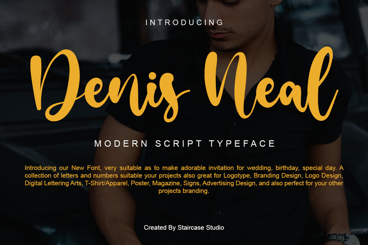 Denis Neal字体 1