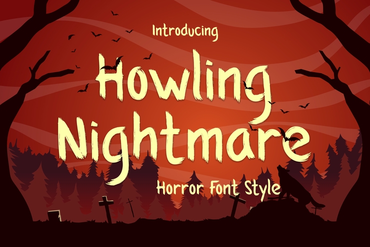 Howling Nightmare字体 4