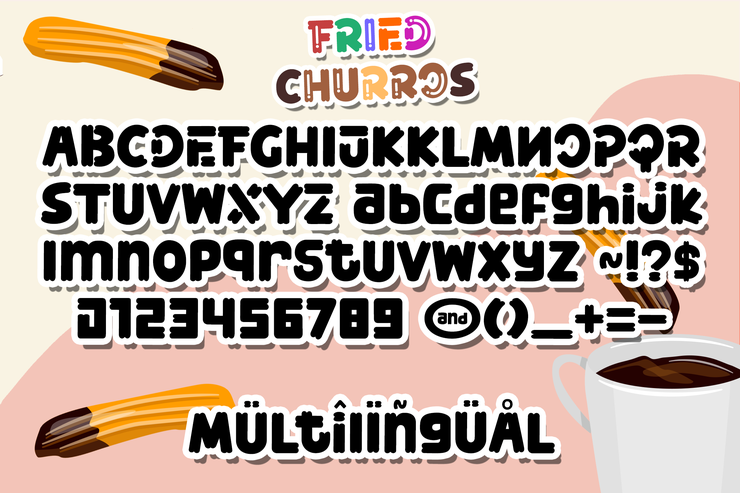 Fried Churros字体 2