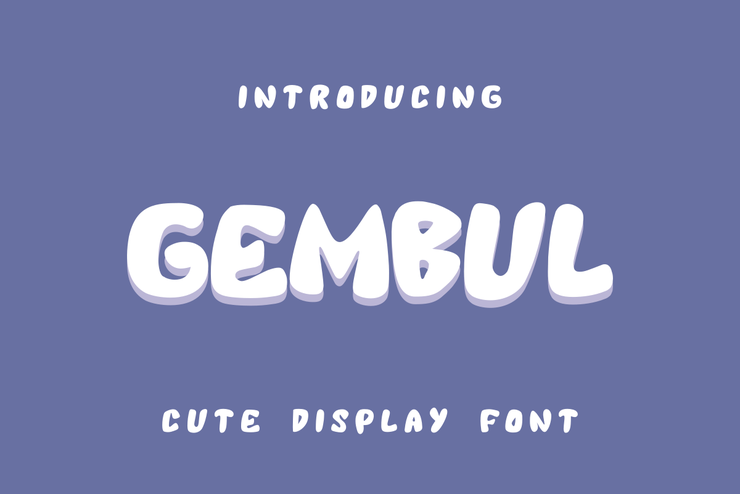GEMBUL字体 2
