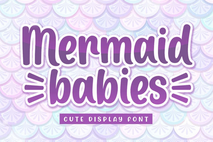 Mermaid Babies字体 6