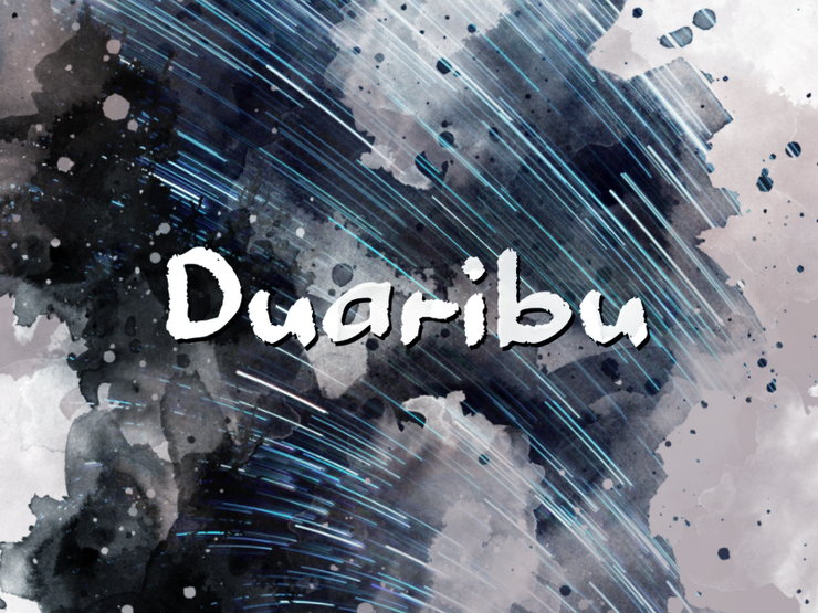 d Duaribu字体 1