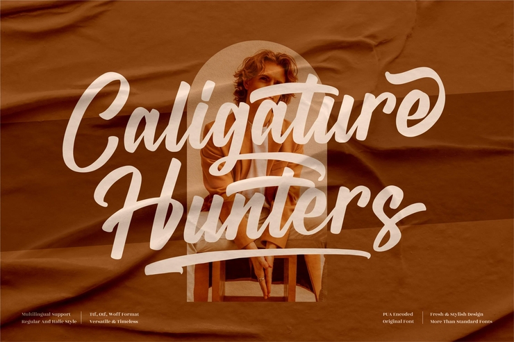 Caligature Hunters字体 7