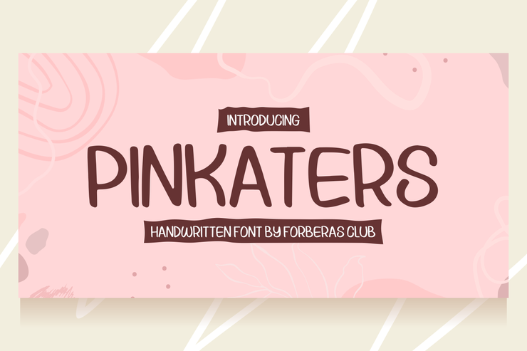 Pinkaters字体 7