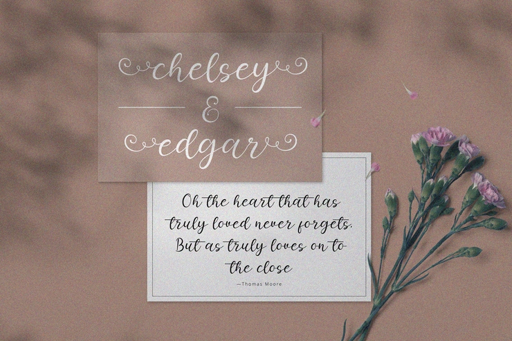 Manda - Modern Script字体 4