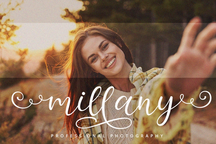 Manda - Modern Script字体 9