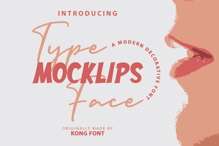 Mocklips字体 1