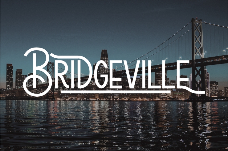 Bridgeville字体 1