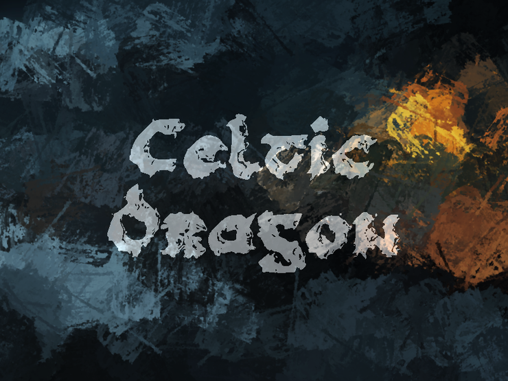 c Celtic Dragon字体 1