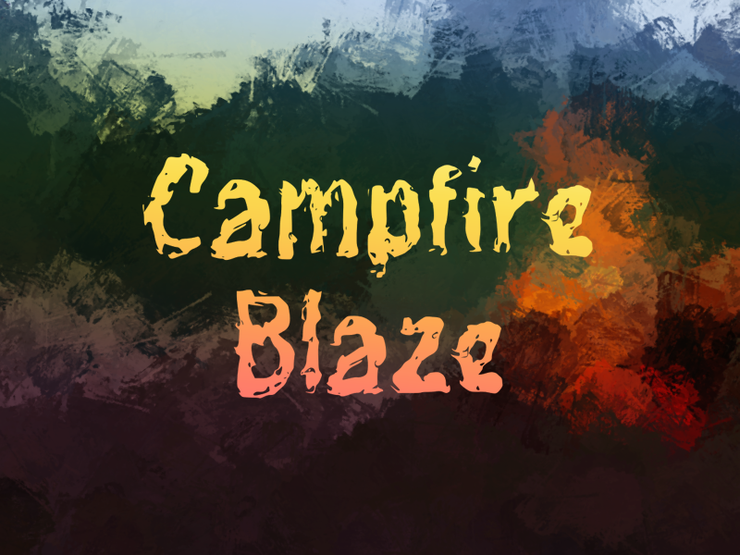 c Campfire Blaze字体 1