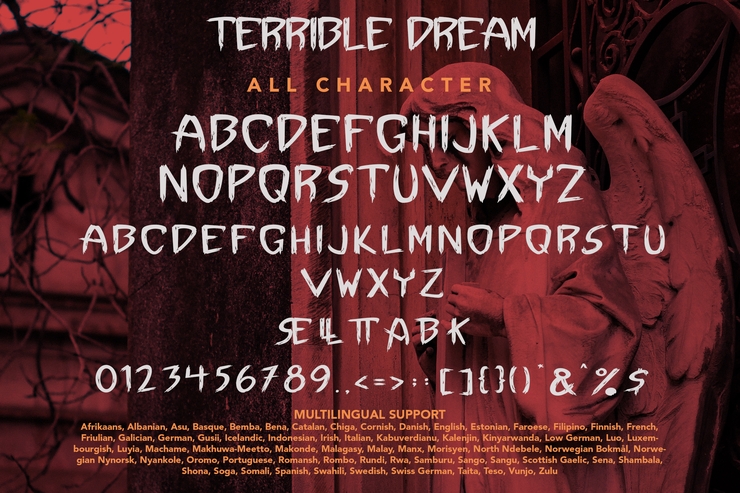 Terrible Dream字体 3