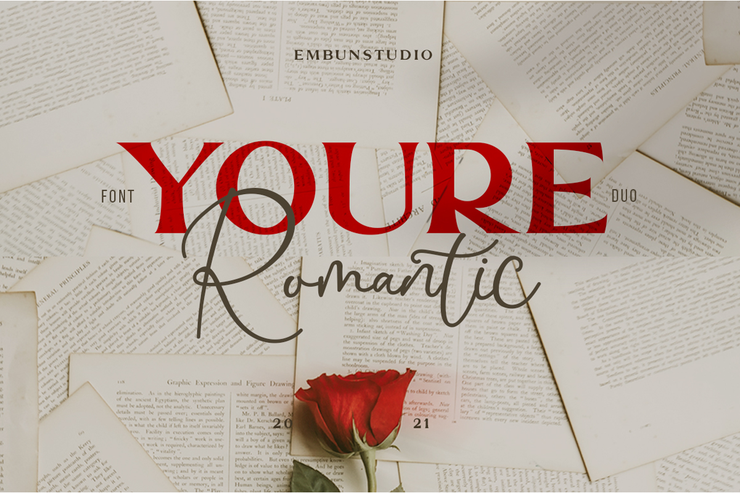 Youre Romantic Serif字体 5