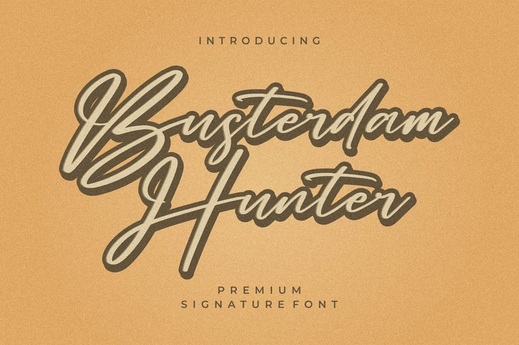 Busterdam Hunter字体 1