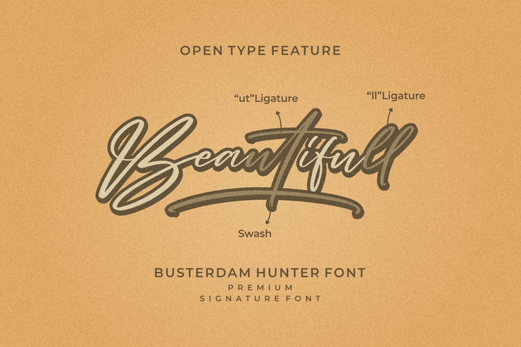 Busterdam Hunter字体 3