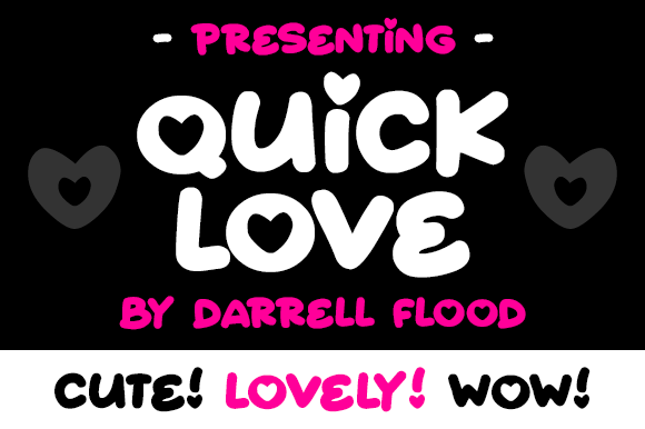 Quick Love字体 1