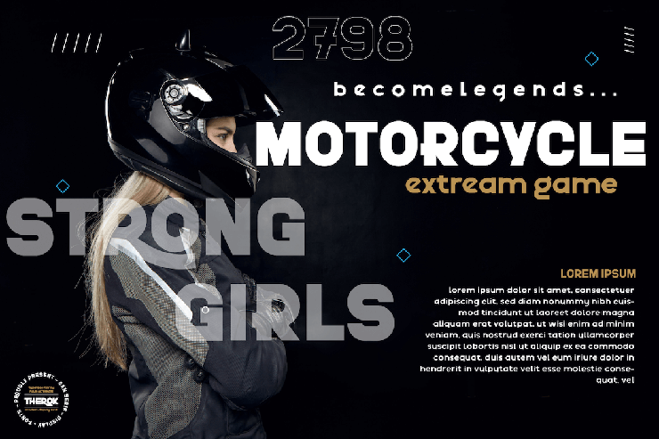 Therok Reg Personal字体 1