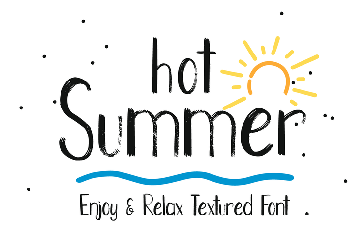 Hot Summer字体 1