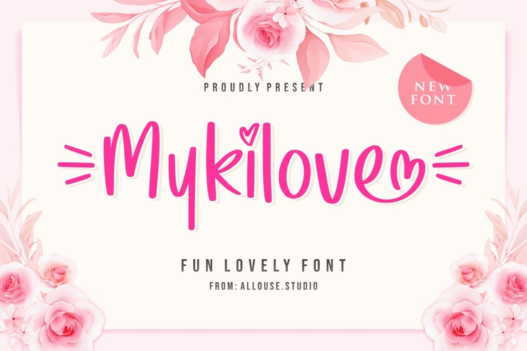 Mykilove字体 3