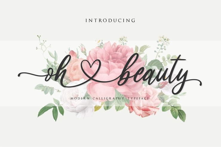 oh beauty字体 1