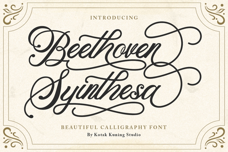 Beethoven Syinthesa字体 1