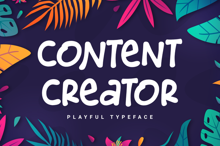 Content Creator字体 1