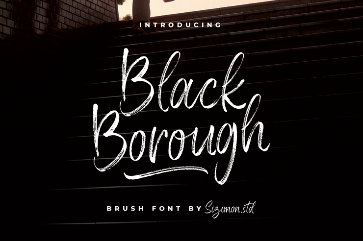 Black Borough字体 6
