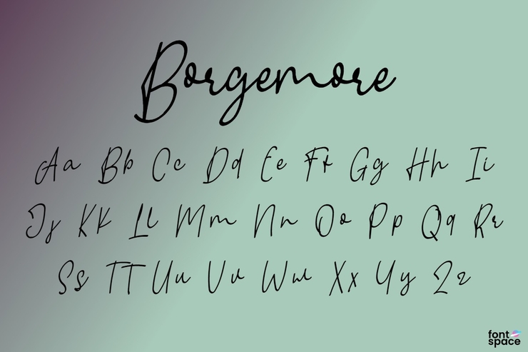 Borgemore字体 1