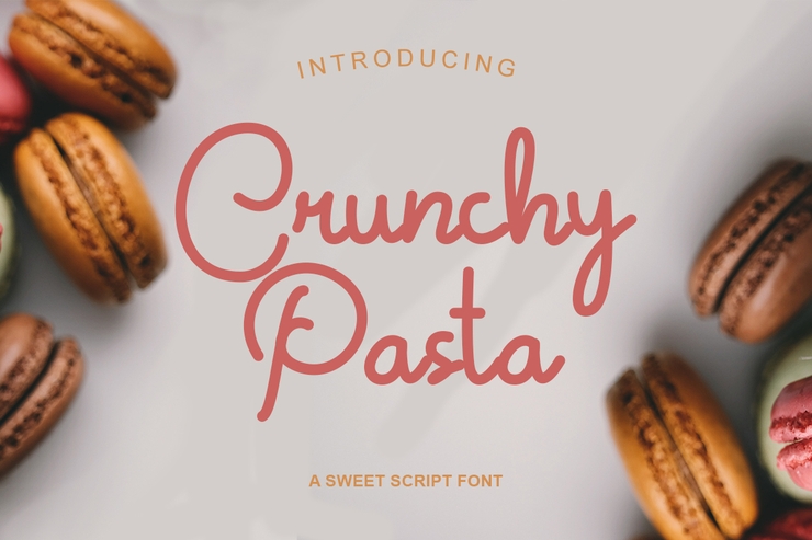 Crunchy Pasta字体 3