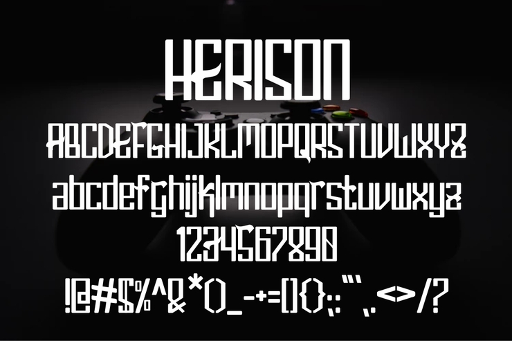 HERISON字体 5