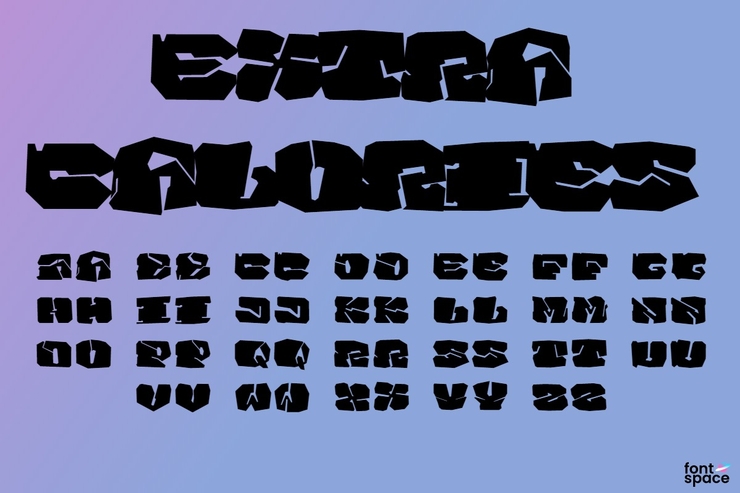 Some Extra Calories字体 1