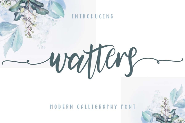 Watters字体 1