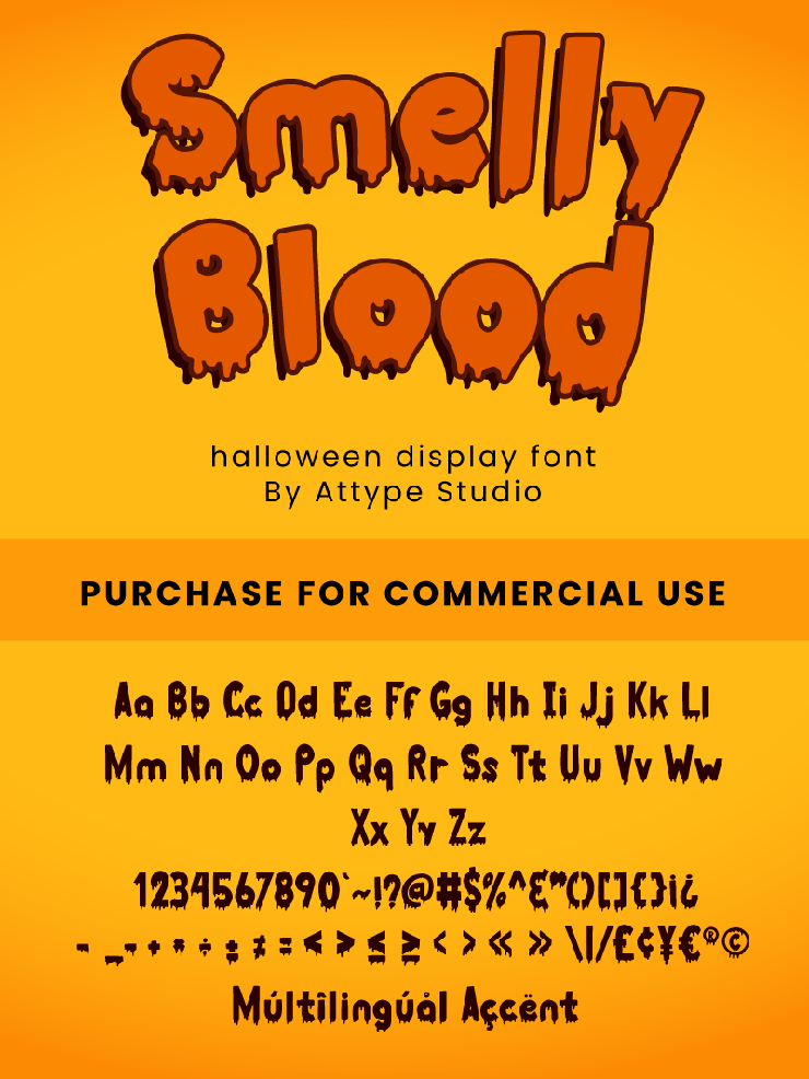 Smelly Blood字体 1