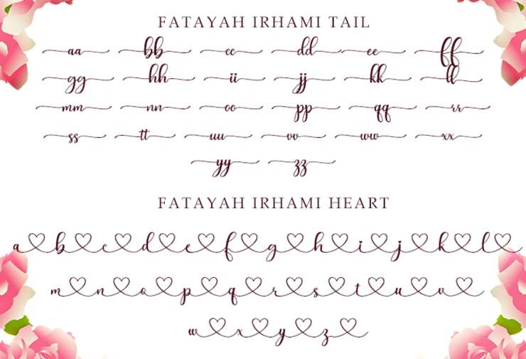 fatayah irhami字体 4