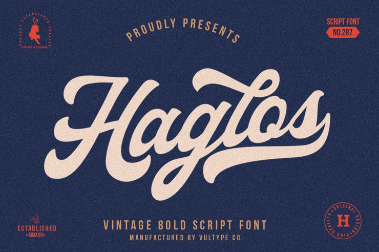 Haglos字体 1