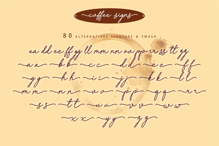Coffee Signs字体 3