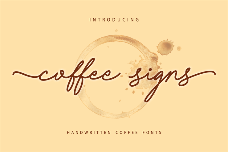 Coffee Signs字体 4