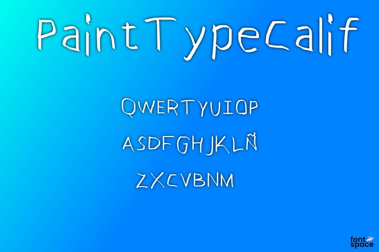 Paint Type Caligraphic字体 2