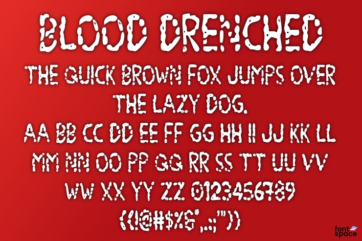 Blood Drenched字体 4