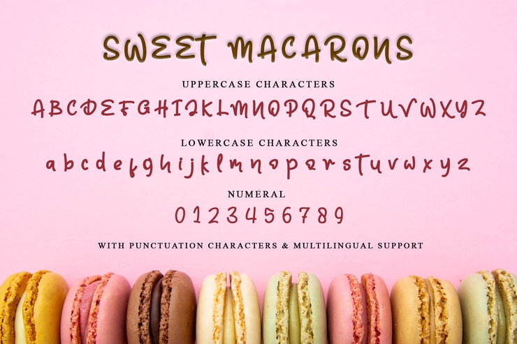 Sweet Macarons字体 6