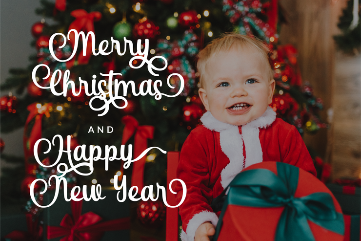 Christmas Halcyon字体 5