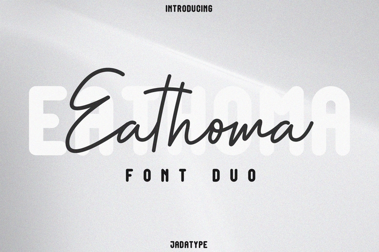 Eathoma Script字体 2