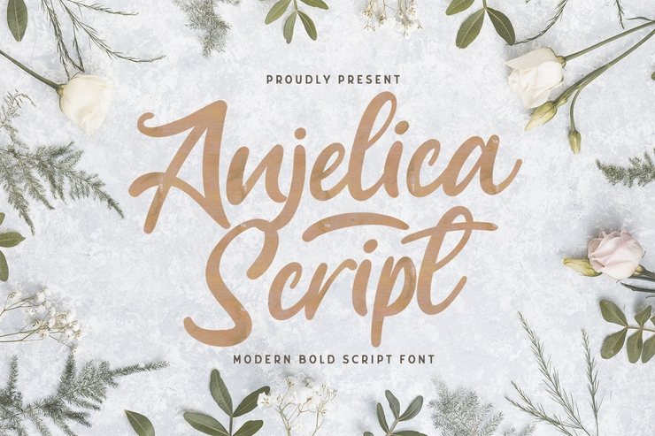 Anjelica Script字体 3
