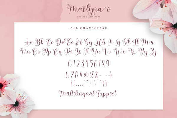Marlyna字体 2
