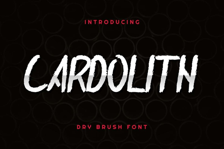 Cardolith字体 1